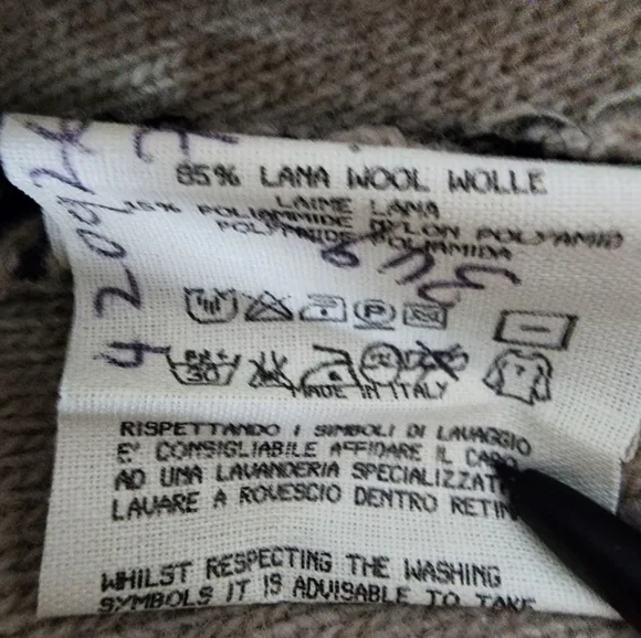 🇮🇹 Gorgeous Long Cardigan in Pure Wool, by Fuzzi S. Giovanni in Marciano - Picture 9 of 11